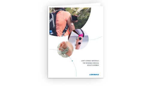 Dymax Light curable materials for wearable medical device assembly